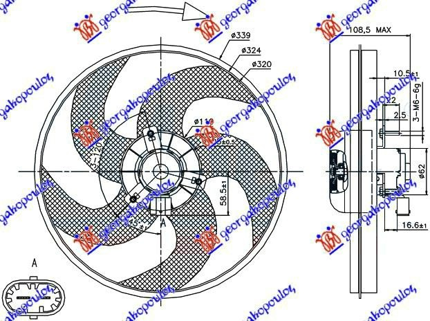 SET VENTILATORA -A/C (BENZIN / DIZEL)