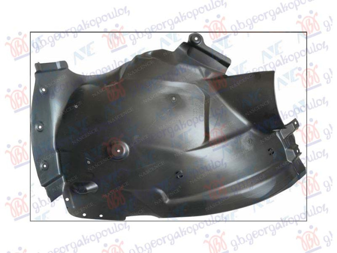 Blatobran (STRAŽNJI DIO) plastično