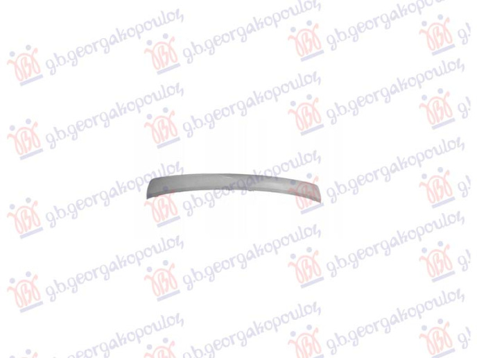 Spojler prednjeg branika srednji srebrni