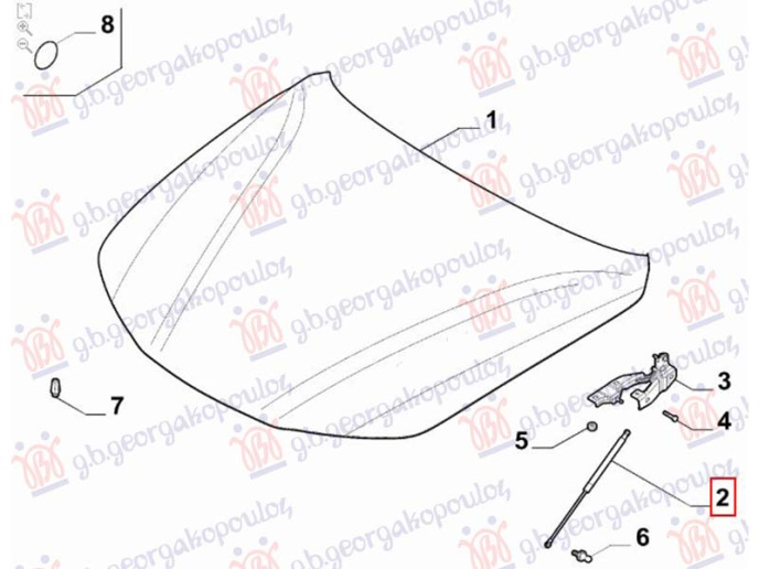 Amortizer haube (MARELLI)
