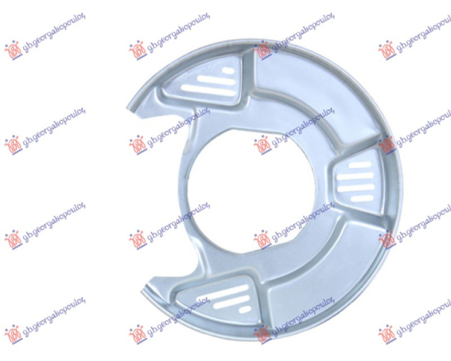 Zaštitni lim stražnjeg kočionog diska (panel za popravak) (promjer lima 300/125mm) (promjer diska 271mm)