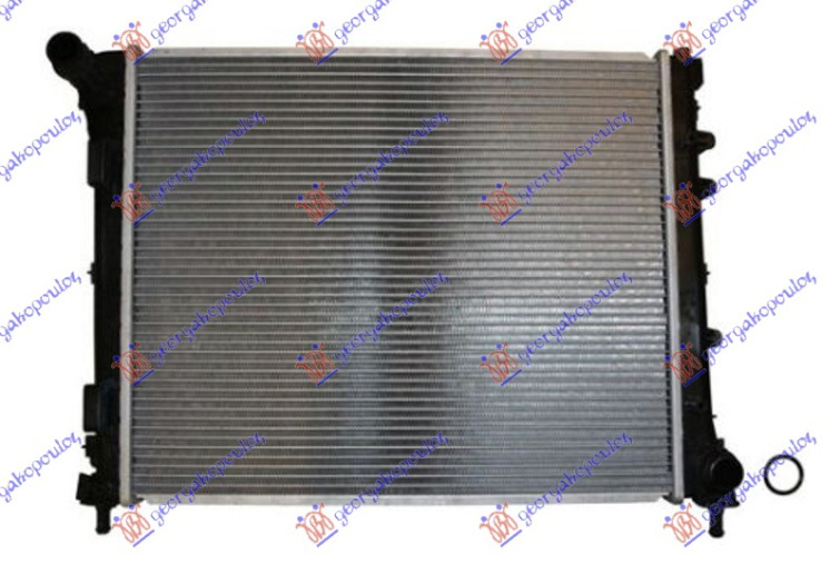 Hladnjak motora 0.9-1.0 benzin (48x39.2x1.6) (NRF)