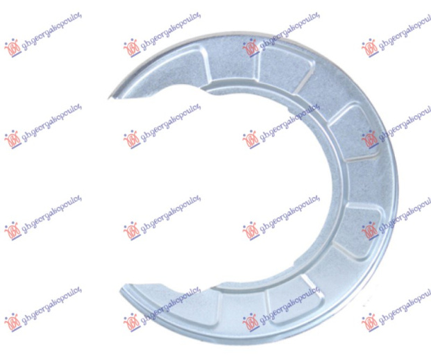 Zaštitni lim stražnjeg kočionog diska (panel za popravak) (promjer diska 302mm)