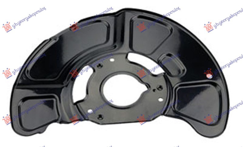 Zaštitni lim prednjeg kočionog diska (promjer lima 335/58mm) (promjer diska 322mm)