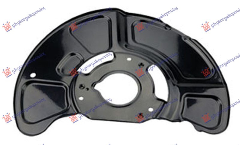 Zaštitni lim prednjeg kočionog diska (promjer lima 335/58mm) (promjer diska 322mm)