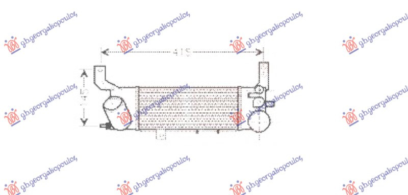 Intercooler 2.0 dizel (250x120)