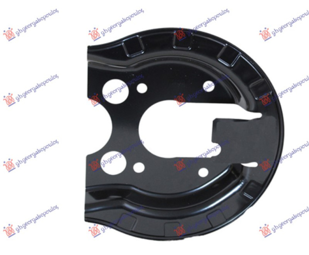 Zaštitni lim stražnjeg kočionog diska (promjer lima 265/74mm) (promjer diska 247mm)