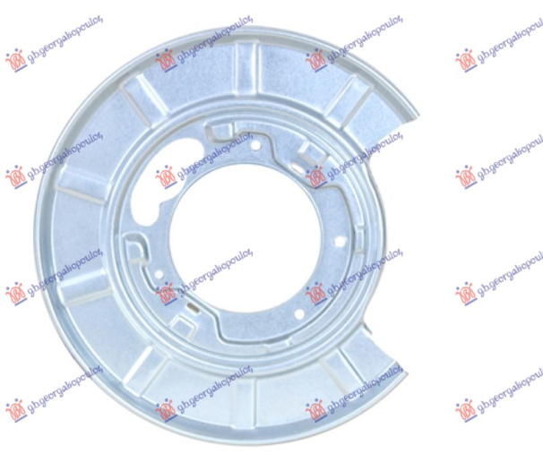 Zaštitni lim stražnjeg kočionog diska (promjer lima 325mm) (promjer diska 296mm)