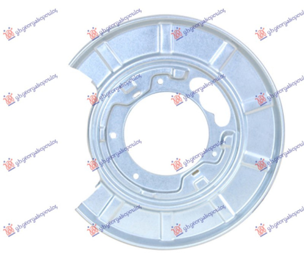 Zaštitni lim stražnjeg kočionog diska (promjer lima 325mm) (promjer diska 296mm)