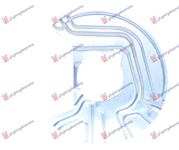 Zaštitni lim prednjeg kočionog diska (promjer diska 325mm) (aluminijski)
