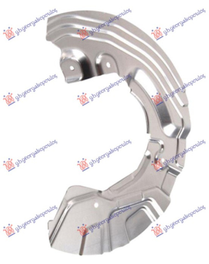 Zaštitni lim prednjeg kočionog diska (promjer diska 330mm) (aluminijski)