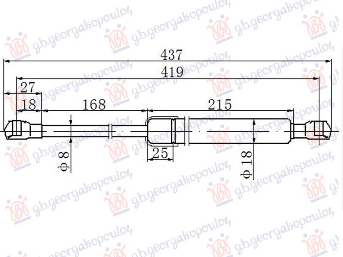 Amortizer haube (419L-290N)