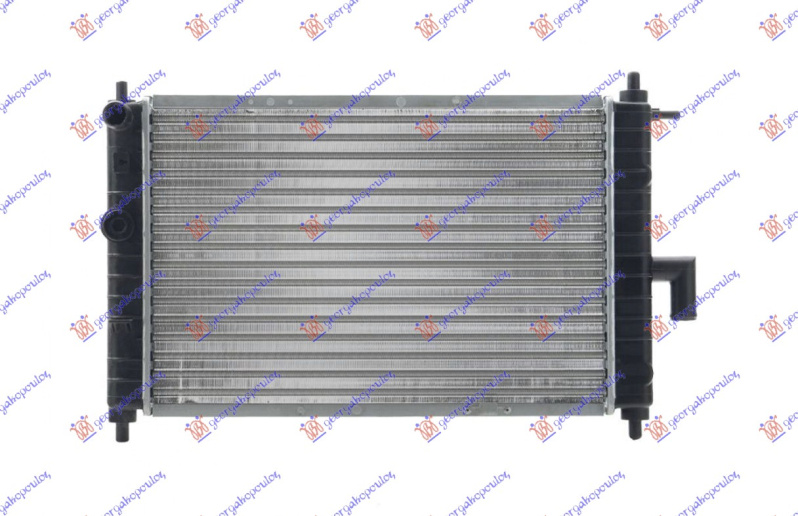 Hladnjak motora 0.8 6V-1.0 8V benzin (458x295x18) (NRF)
