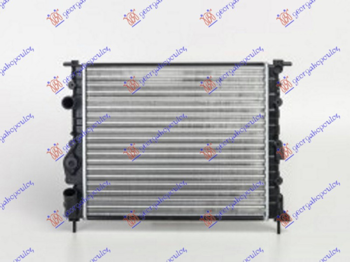 Hladnjak motora za benzin/dizel (430x378) sa ventilom + ventilatorom pričvršćenim vijcima (HELLA)