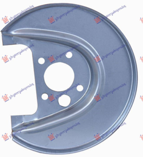 Zaštitni lim stražnjeg kočionog diska (promjer lima 250/50mm) (promjer diska 232mm)