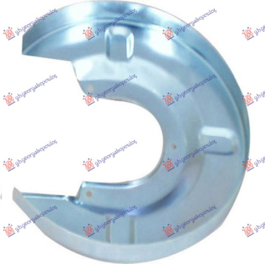 Zaštitni lim stražnjeg kočionog diska (promjer lima 296/107mm) (promjer diska 280mm)