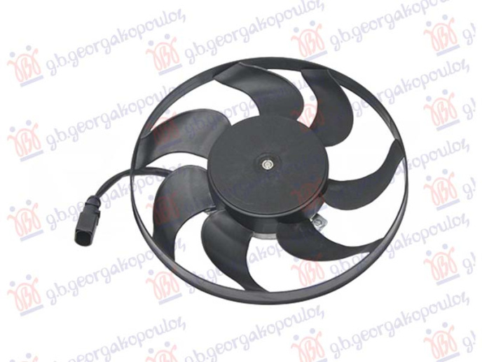 Ventilator benzin-dizel (motor + ventilator) (295mm) (2 pina)