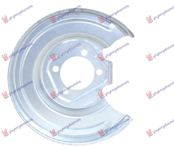 Zaštitni lim stražnjeg kočionog diska (promjer lima 300/72mm) (promjer diska 270mm)
