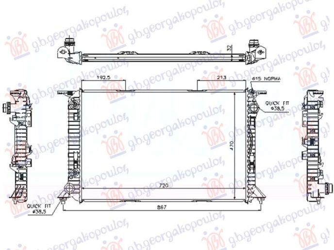 Hladnjak motora 4.2 benzin (RS) (720x470)