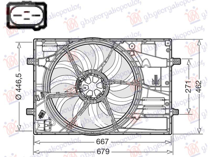 Ventilator 2.0 dizel - 1.4-1.5-2.0 benzin/hibrid