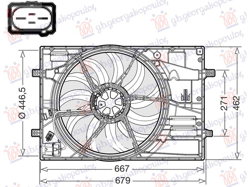 Ventilator 2.0 dizel - 1.4-1.5-2.0 benzin/hibrid
