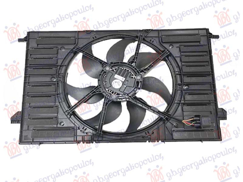 Ventilator komplet 2.0 benzin-dizel-hibrid