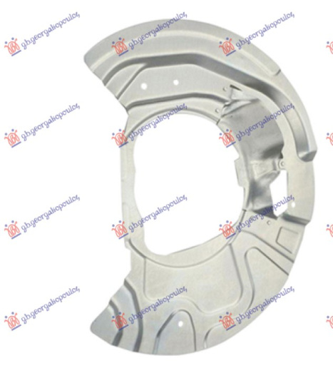 Zaštitni lim prednjeg kočionog diska (promjer diska 348mm) (aluminijski)