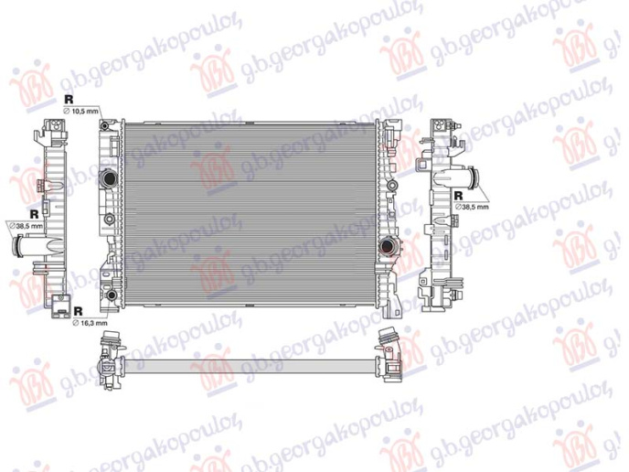 Hladnjak motora 2.0-3.0 dizel (625x446)