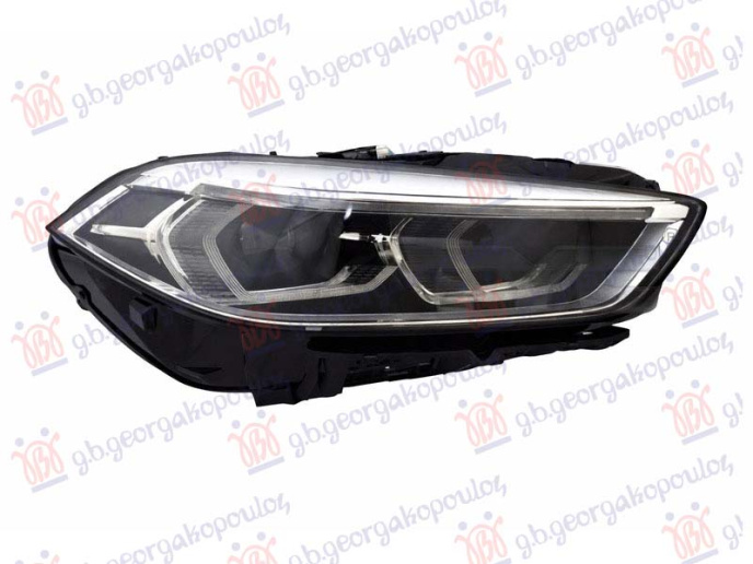 Far električni Bi-LED sa LED dnevnim svjetlom (sa motorom) (E) (TYC)