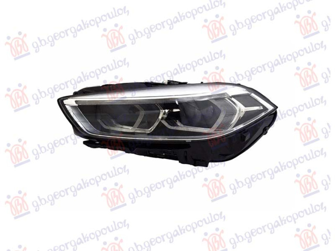 Far električni Bi-LED sa LED dnevnim svjetlom (sa motorom) (E) (TYC)