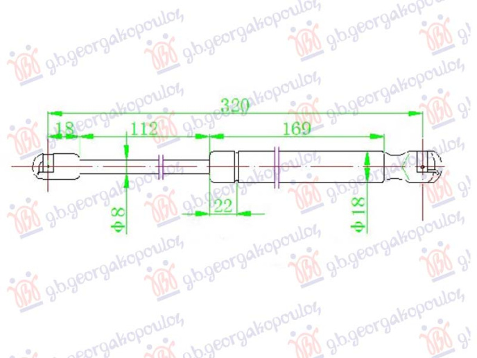 Amortizer haube (320L-360N)