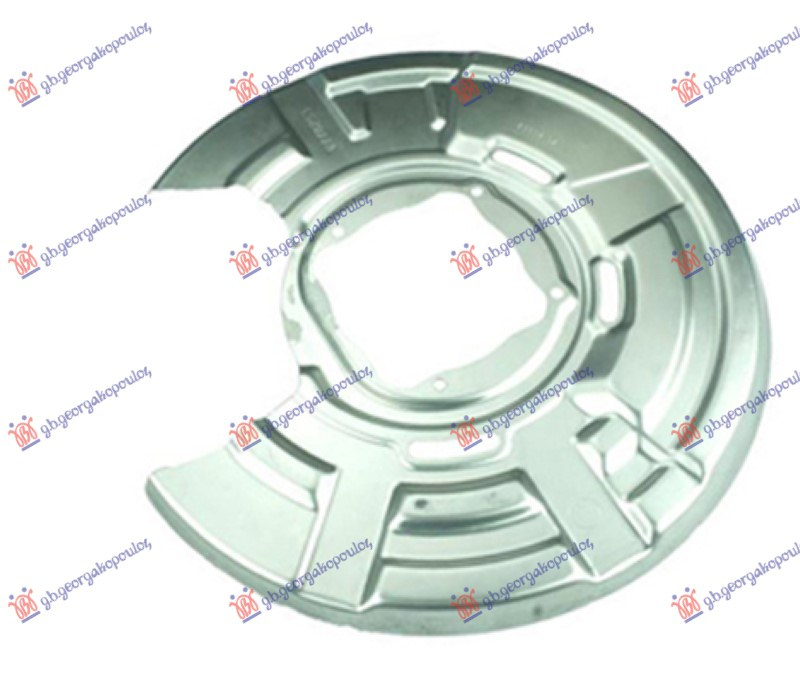 Zaštitni lim stražnjeg kočionog diska (promjer lima 370/105mm) (promjer diska 320mm) (aluminijski)