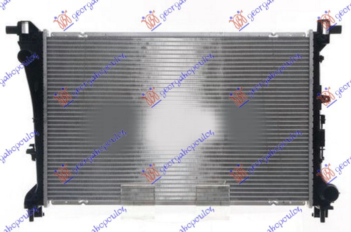 Hladnjak motora 1.4/LPG (88kW) benzin. ručni - 1.3-1.6 MJTD dizel. ručni (620x390x26) (MARELLI)