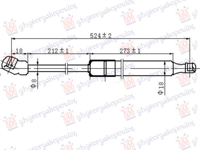 Amortizer haube (525L-260N)