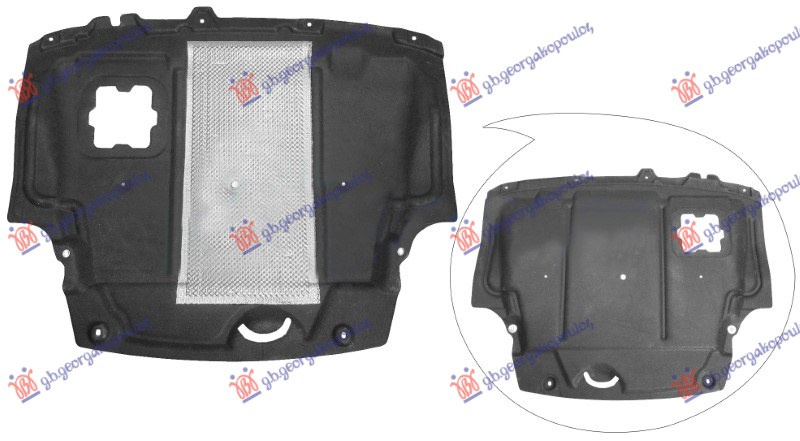 Zaštita motora prednja plastična (sa aluminijskom oblogom)