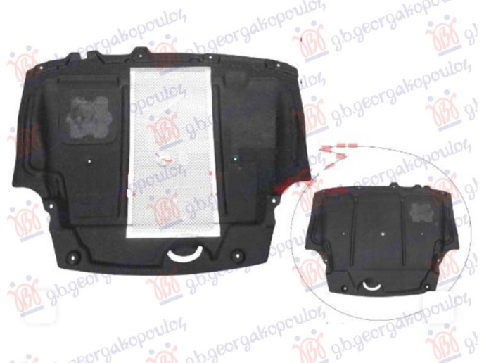 Zaštita motora prednja plastična (sa aluminijskom oblogom) (1.0/1.5)
