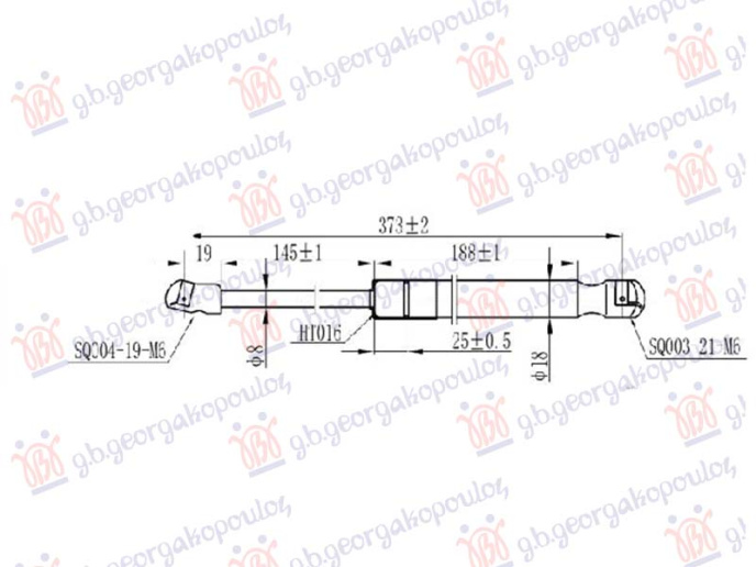 Amortizer haube (373L-320N)