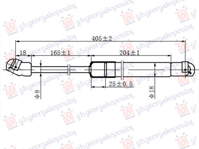 Amortizer haube (405L-190N)