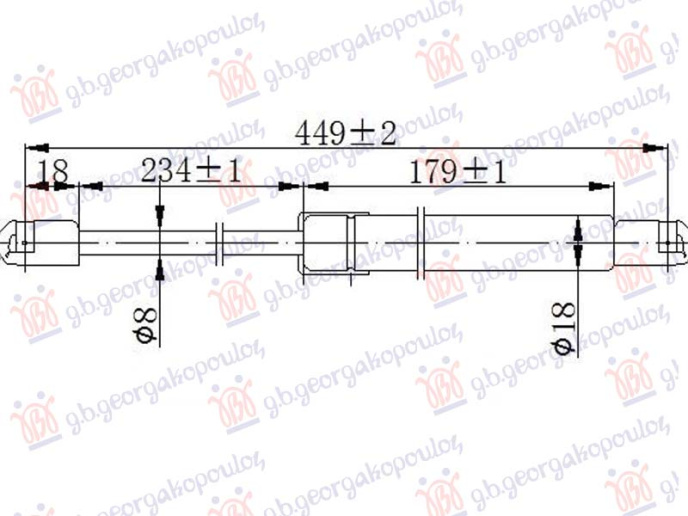 Amortizer haube (450L-400N)