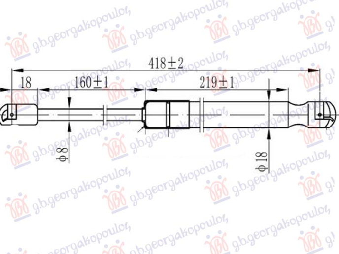 Amortizer haube (418L-240N)