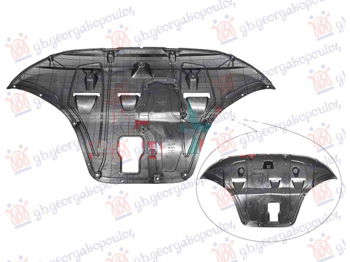Poklopac motora plastični (hibrid)