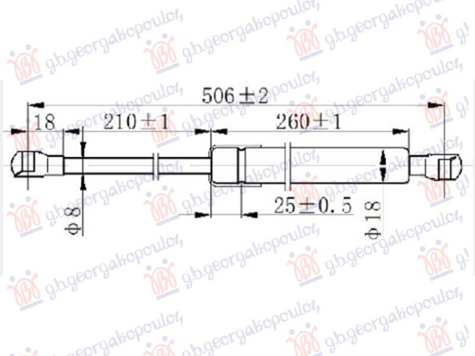 Amortizer haube (506L-145N)