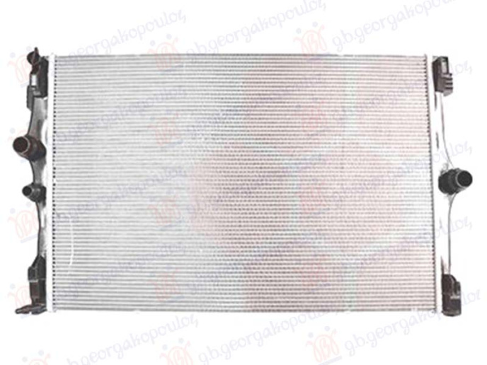 Hladnjak motora 1.3-2.0 benzin - 1.5-2.0 dizel (2 cijevi) (666x436)