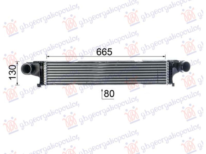 Intercooler 2.2-3.0 dizel (665x130)