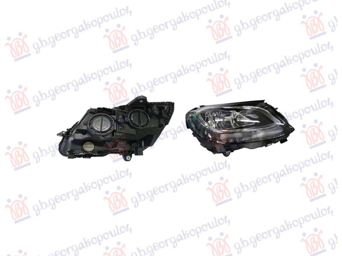 Far sa LED dnevnim svjetlom (H7/H7/PWY24W/LED) (E) (DEPO)
