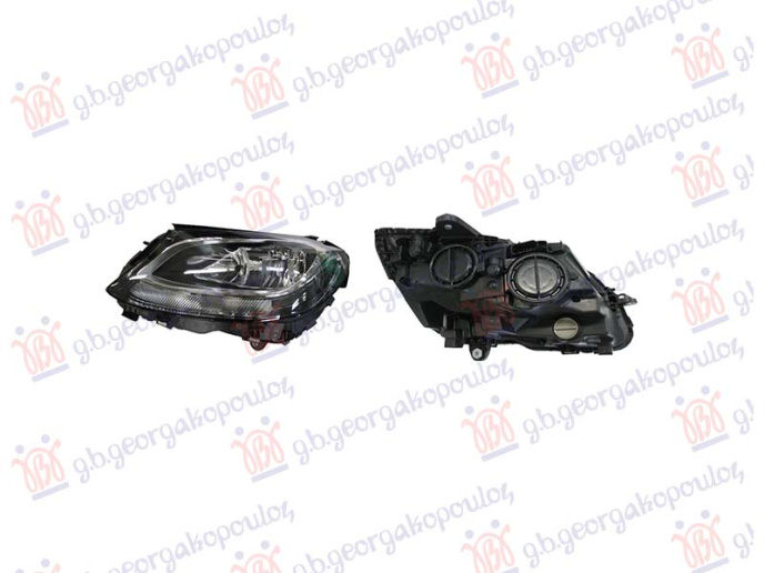 Far sa LED dnevnim svjetlom (H7/H7/PWY24W/LED) (E) (DEPO)