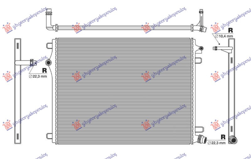 Dodatni hladnjak motora 1.5/2.0 benzin/hibrid -2.0 dizel/hibrid (634x470)