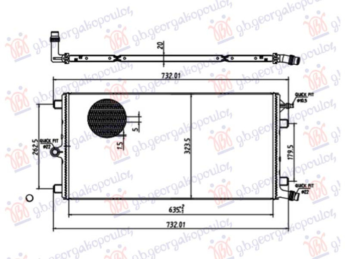 Dodatni hladnjak motora 1.5-1.6-2.0 benzin/hibrid -2.0 dizel (634x326)
