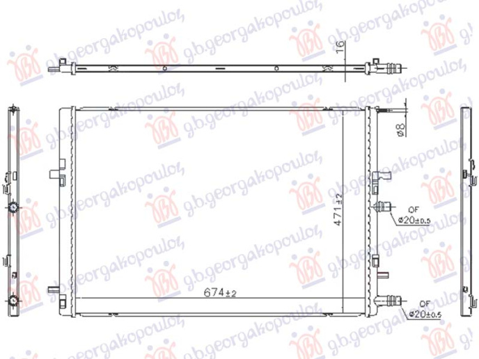 Dodatni hladnjak motora 1.5 dizel (674x470) (VALEO)