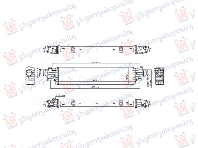 Intercooler 1.4 benzin (571x127)